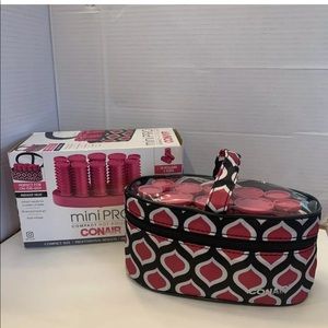 Conair Mini Pro Compact Hot Rollers 10 Pink